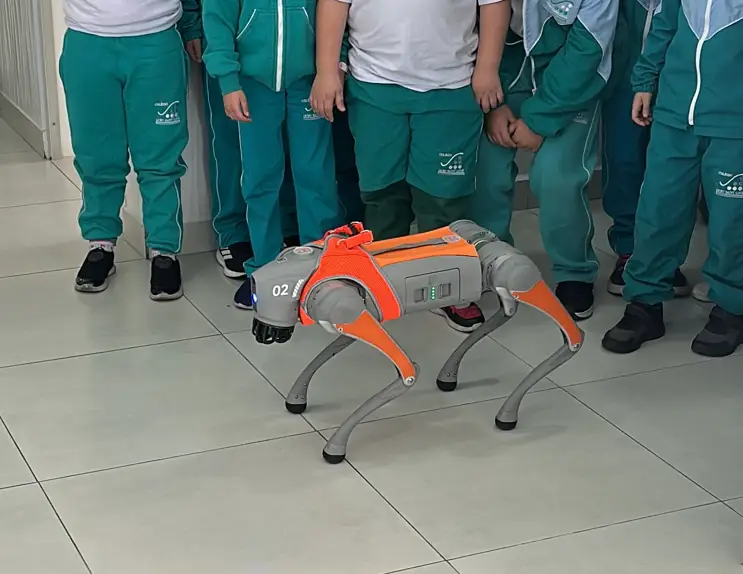 Cão Robô na Escola: O Segredo para um Marketing que Conquista Pais, Alunos e Professores